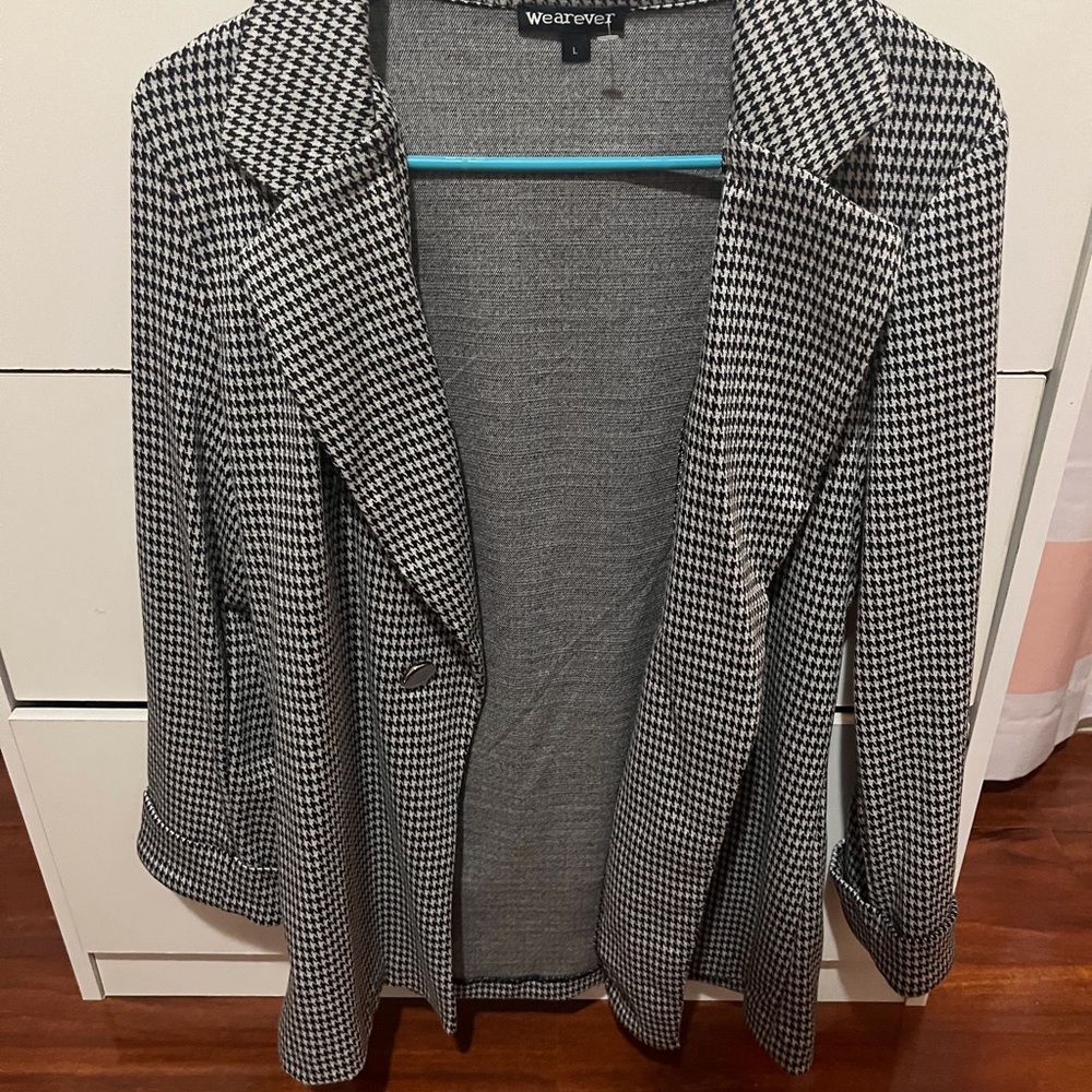 Black and White Blazer